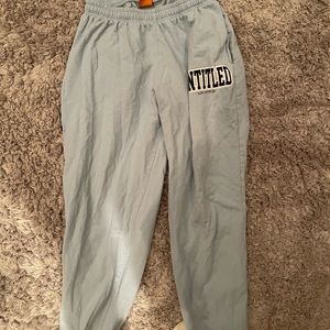Untitled sweatpants light blue
